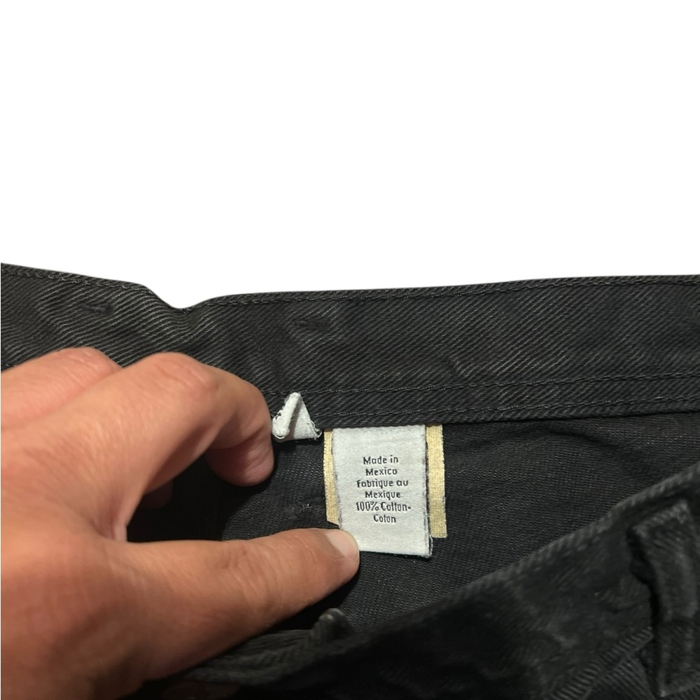 Vintage Calvin Klein Straight Leg black denim jeans men’s size 40x30 - Picture 6 of 6